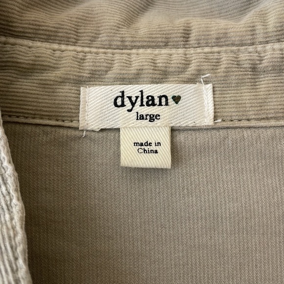 Ribbed suede button up - Picture 2 of 5